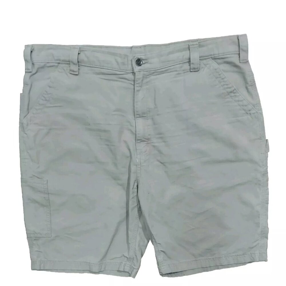 Carhartt Mens Shorts Carpenter Style khaki light tan Size 42 Waist